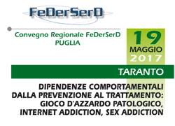 COMUNICATO STAMPA Dipendenze comportamentali dalla prevenzione al trattamento: gioco d'azzardo patologico, internet addiction, sex addiction